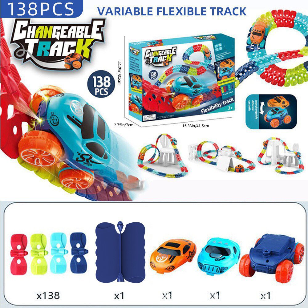 FlexiLoop LED Anti Gravity Racing Track