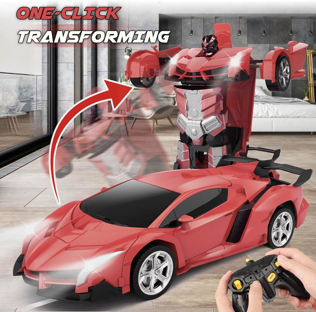 🎉[XmasGifts]Tibibee Transform Easter RC Cars for Boys 3-15