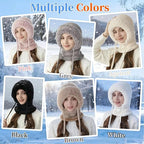 3 in 1 Beanie Hat for Women