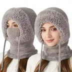 3 in 1 Beanie Hat for Women