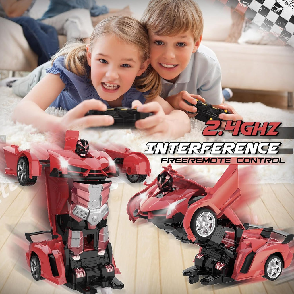 🎉[XmasGifts]Tibibee Transform Easter RC Cars for Boys 3-15