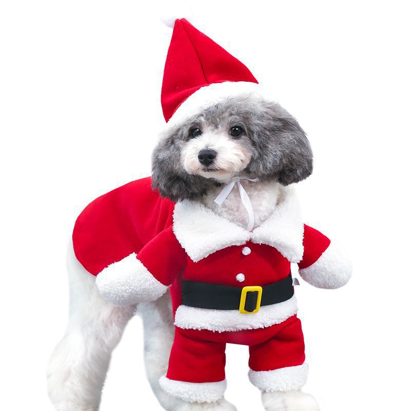 Pet Christmas Decoration Costume Pet Standing Costumez