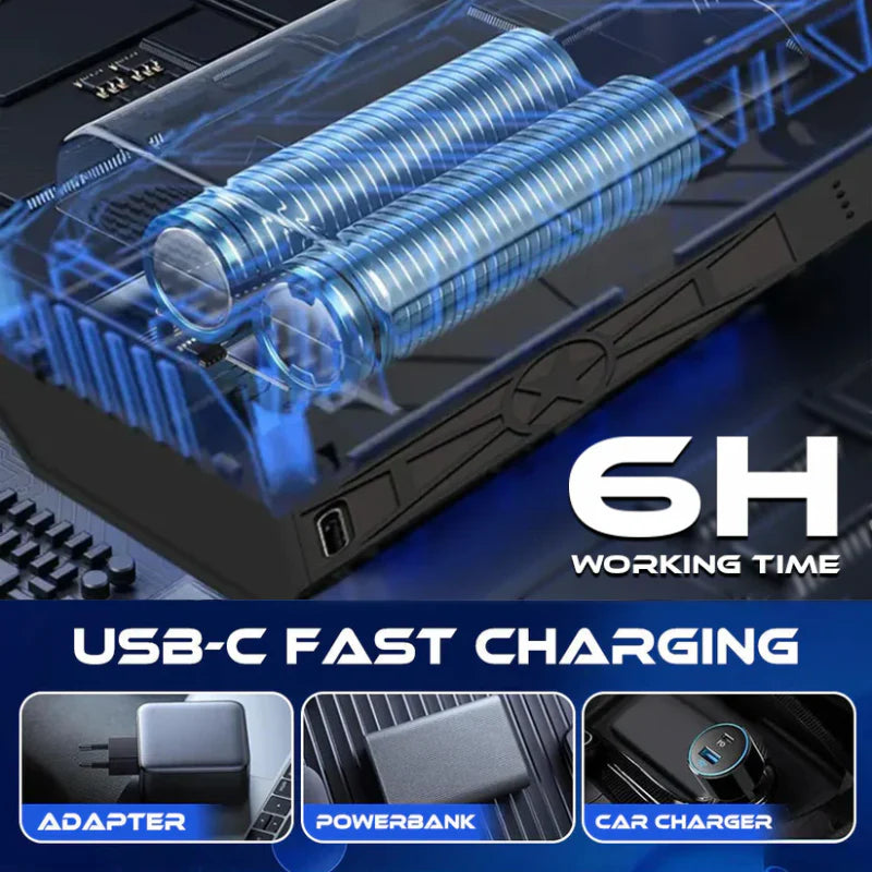 ❄️The LED Turbo Blower That Clears Snow in Seconds.