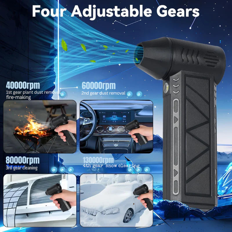 ❄️The LED Turbo Blower That Clears Snow in Seconds.