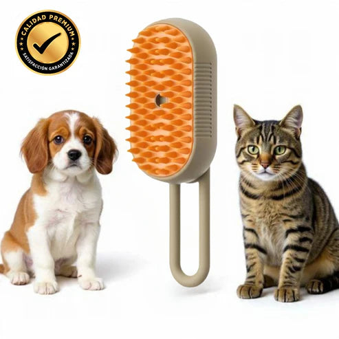 4-in-1 Cat & Dog Steam Brush