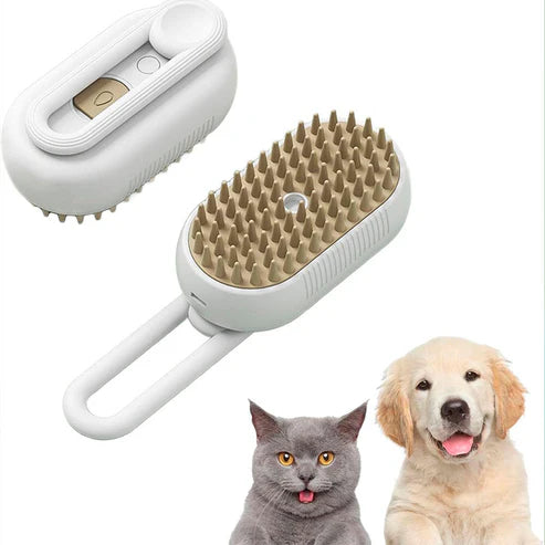 4-in-1 Cat & Dog Steam Brush